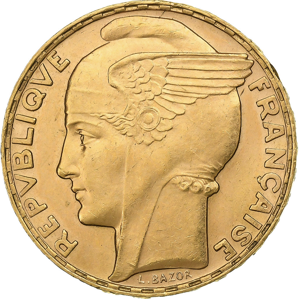 France, 100 Francs, Bazor, 1935, Paris, Gold, AU(50-53), Gadoury:1148