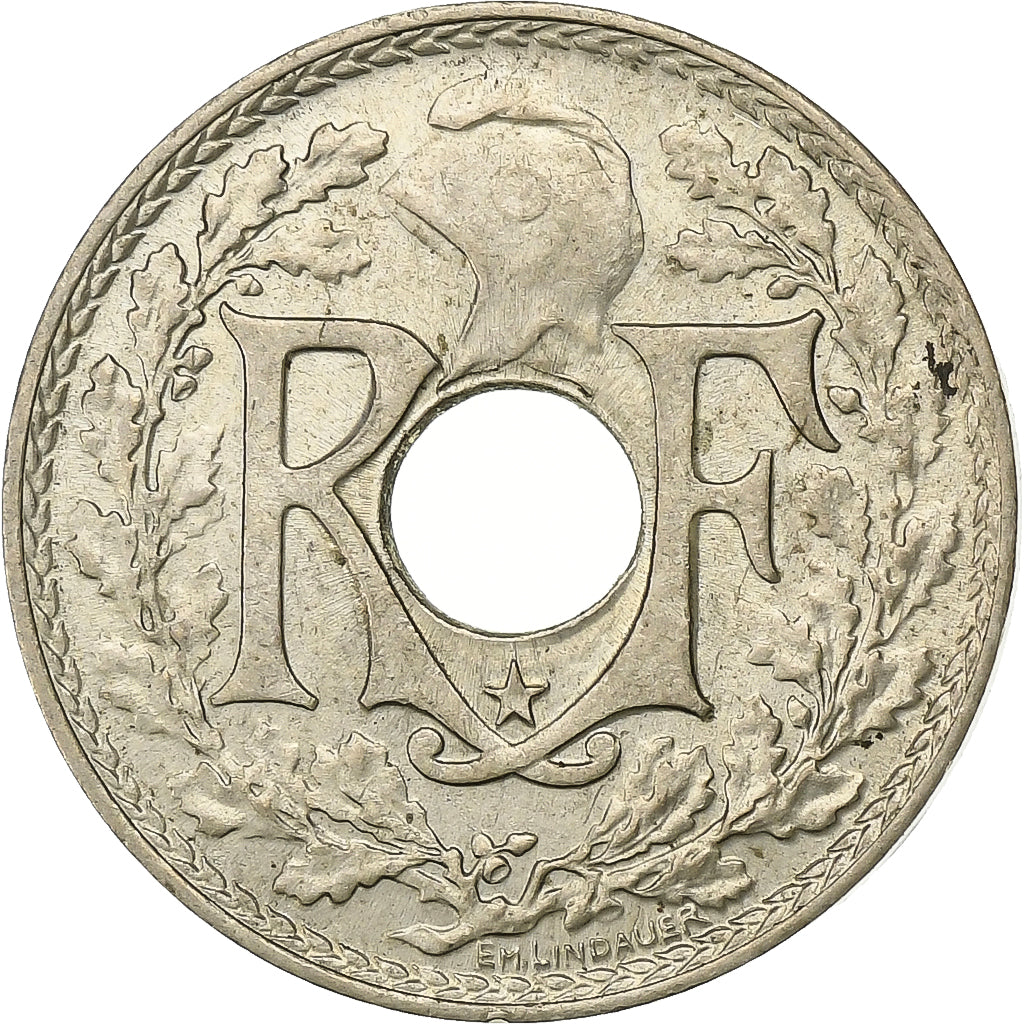 France, 5 Centimes, 1938, Paris, étoile, Maillechort, SUP, Gadoury:171