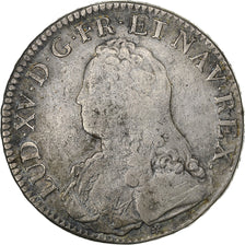 Frankreich, Louis XV, Ecu aux branches d'olivier, 1727, Caen, Silber, S