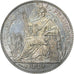 French Indochina, 20 Cent, 1889, Paris, Proof, Flan Bruni, Silver, MS(64), KM:3