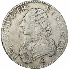 France, Louis XVI, Ecu aux branches d'olivier, 1784, Paris, Silver, EF(40-45)