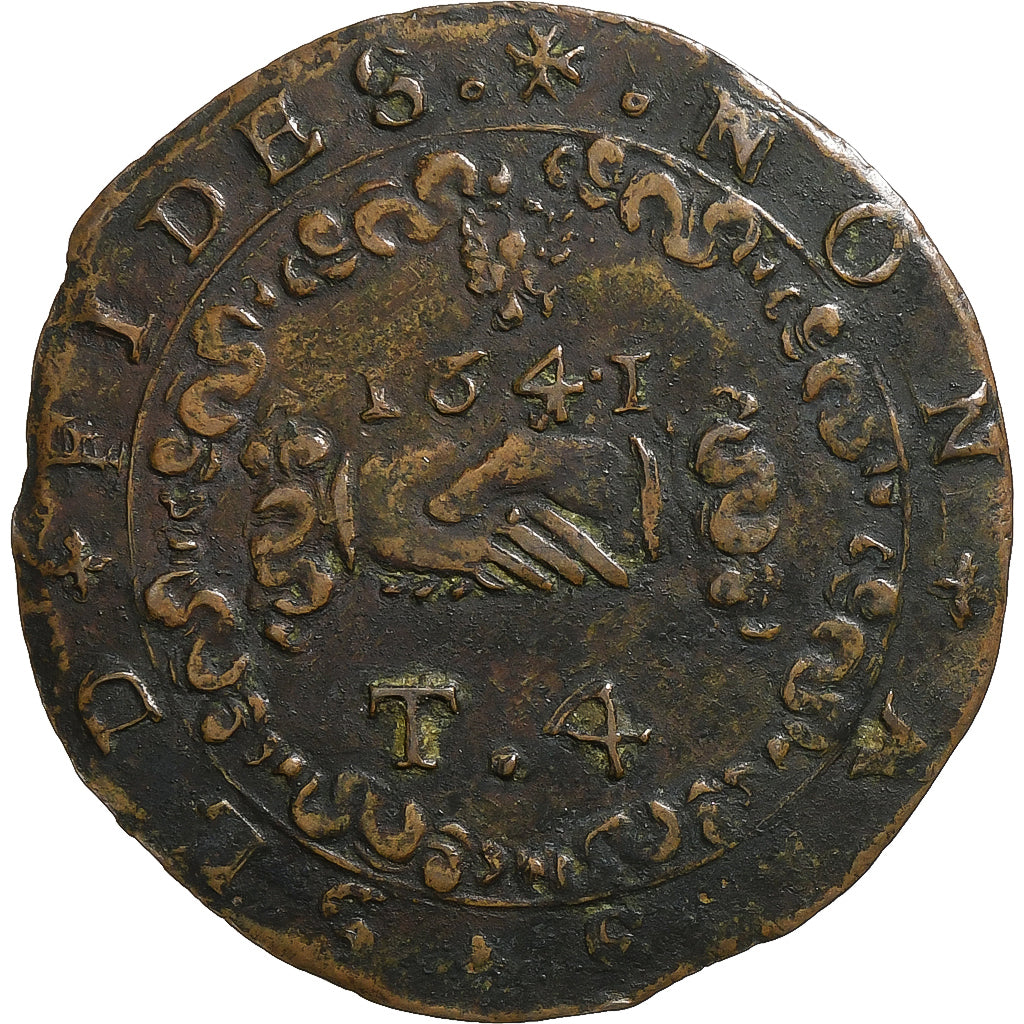 Malta, 4 Tari, 1641, Rame, MB, KM:68