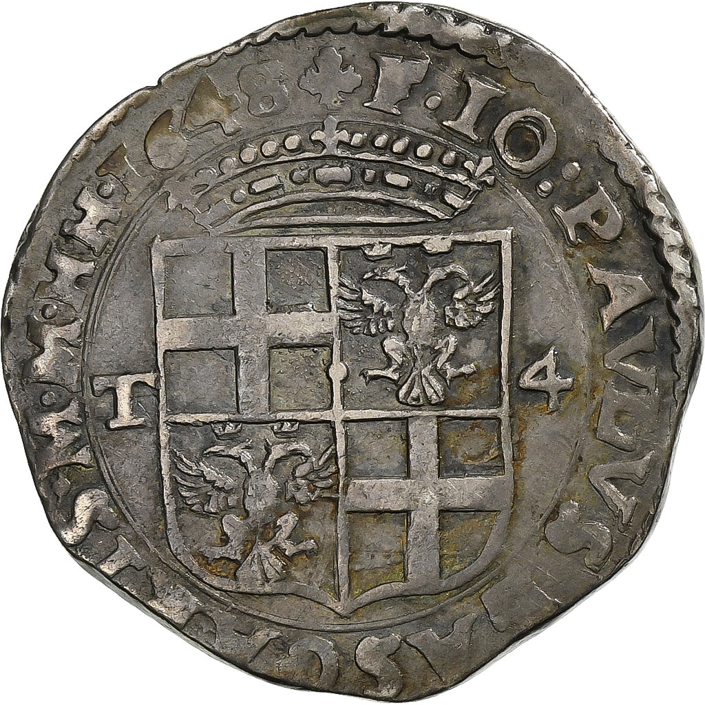 Malta, 4 Tari, 1648, Koper, FR, KM:69