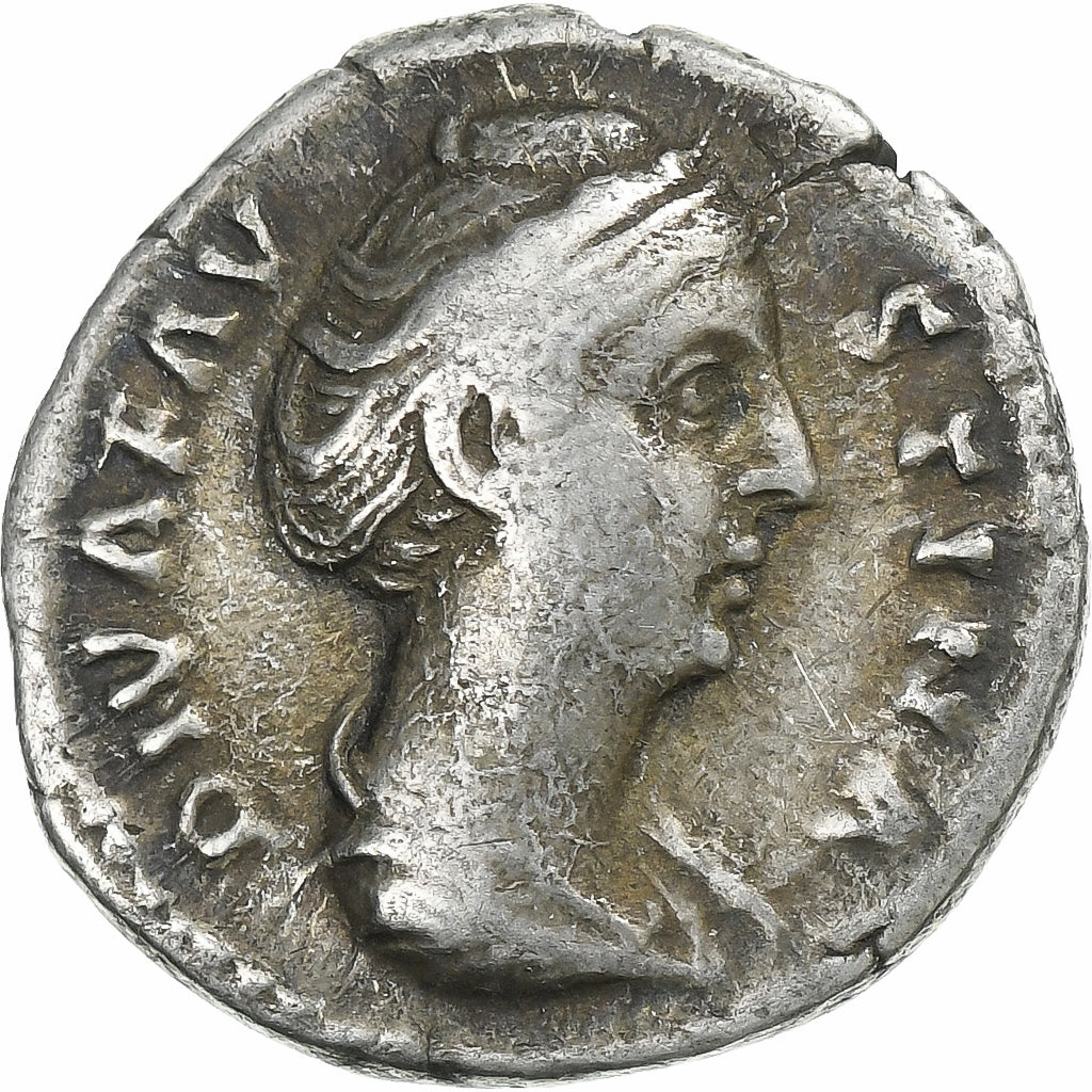 Faustina I, Denarius, 141, Rome, Silver, EF(40-45), RIC:360a