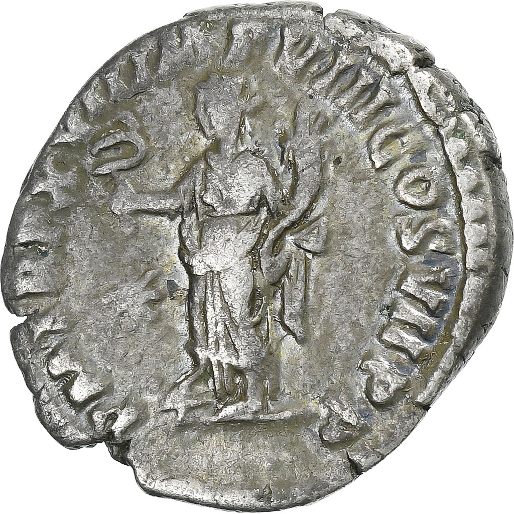 Commodus, Denarius, 192, Rome, Prata, EF(40-45), RIC:235