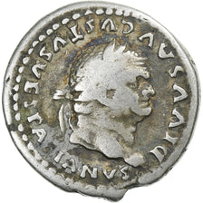 Titus for Divus Vespasianus, Denarius, 80-81, Rome, Srebro, VF(30-35), RIC:357
