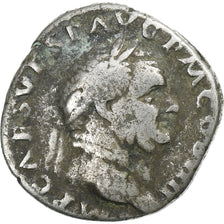 Vespasian, Denarius, 72-73, Rome, Silver, VF(20-25), RIC:356