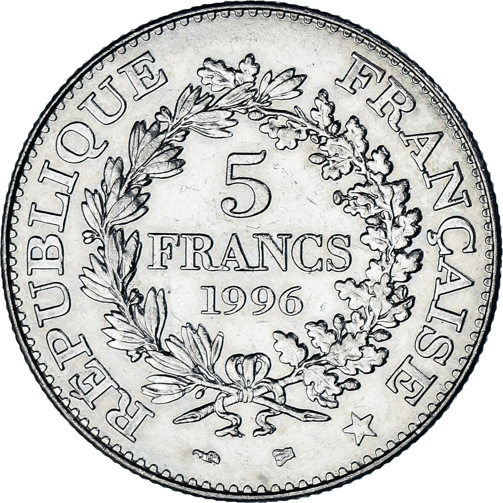 France, 5 Francs, 1996