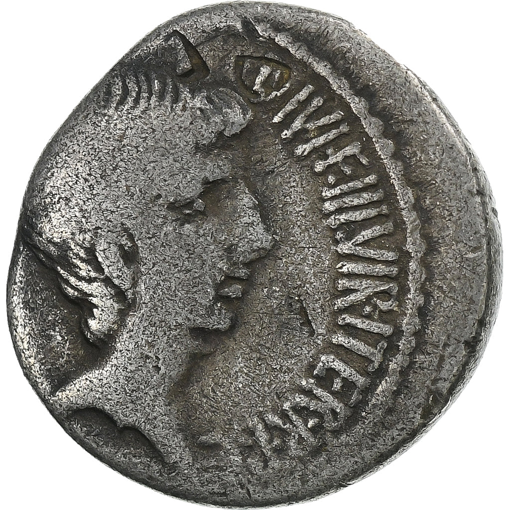 Octavian, Denarius, 37 BC, Silver, F(12-15), Crawford:538/1
