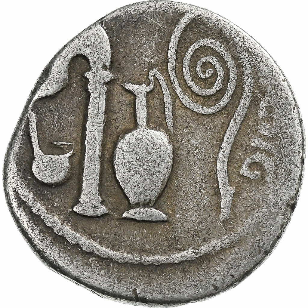 Octavian, Denarius, 37 BC, Silver, F(12-15), Crawford:538/1