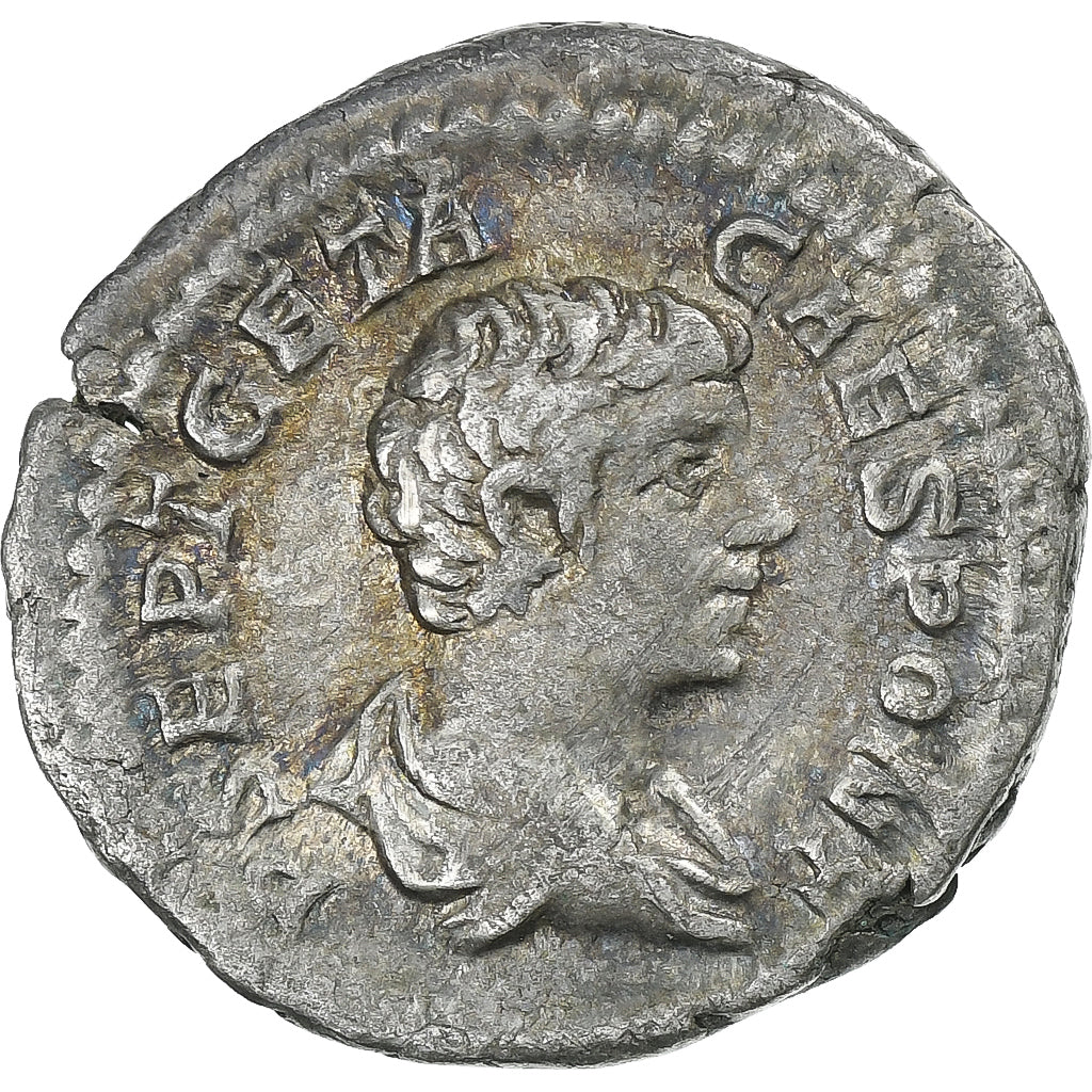 Geta, Denarius, 200-202, Rome, Silver, VF(20-25), RIC:8