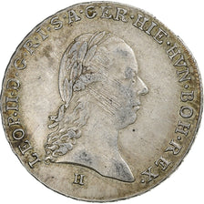 Austrian Netherlands, Leopold II, 1/4 Kronenthaler, 1791, Günzburg, Silver
