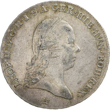 Países Baixos Austríacos, Leopold II, 1/4 Kronenthaler, 1791, Günzburg