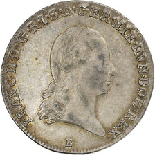 Austrian Netherlands, Francis II, 1/4 Kronenthaler, 1793, Kremnica, Silver