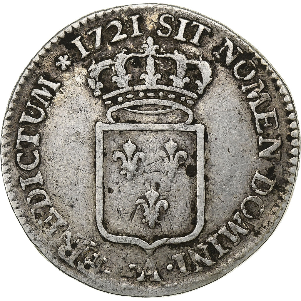 Frankreich, Louis XV, 1/3 écu de France, 1721, Paris, reformed, Silber, S