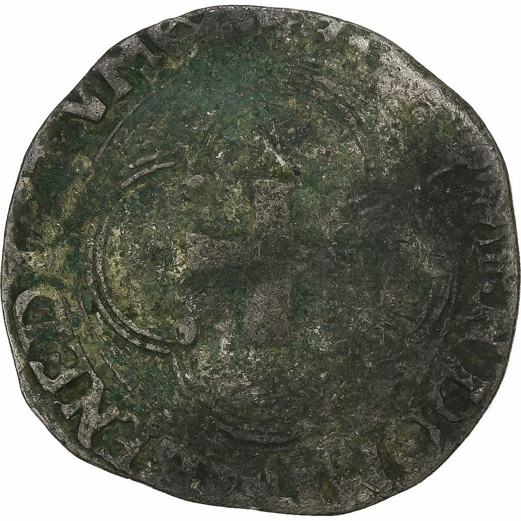 Francja, François Ier, Douzain à la croisette, 1515-1547, Troyes, Srebro
