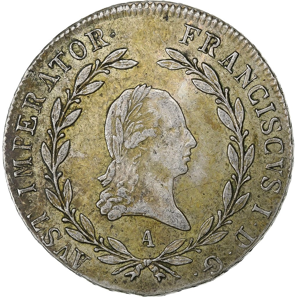 Austria, Franz I, 20 Kreuzer, 1808, Vienna, Silver, EF(40-45), KM:2141