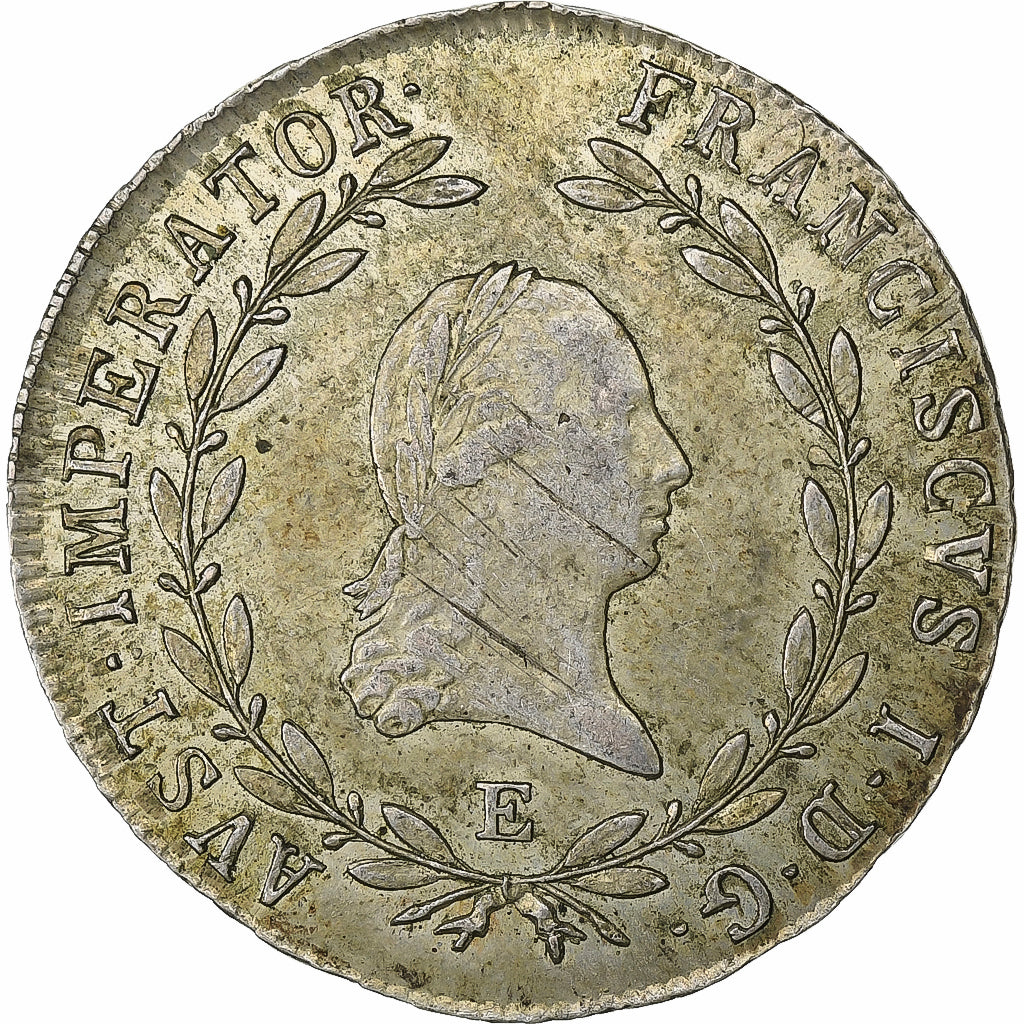 Österreich, Franz I, 20 Kreuzer, 1821, Alba Iulia, Silber, S+, KM:2143