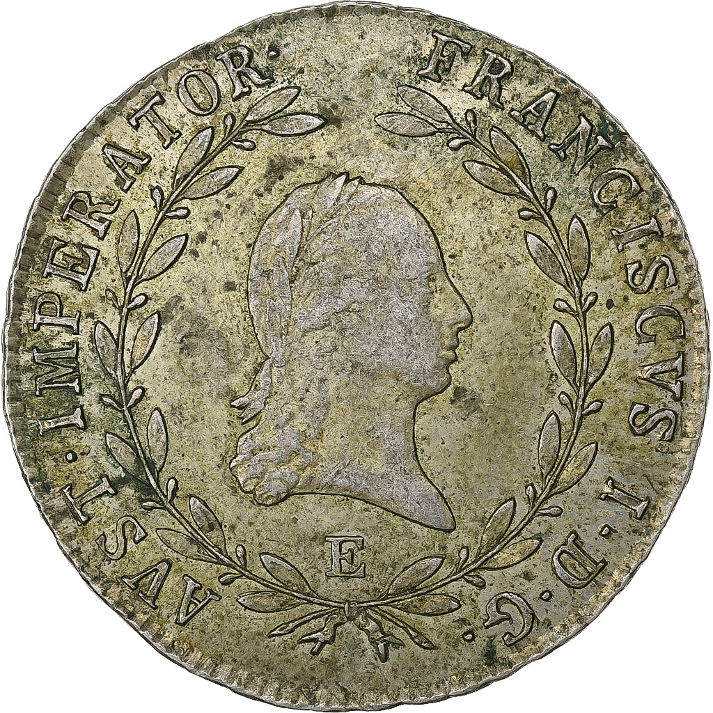 Austria, Franz I, 20 Kreuzer, 1821, Alba Iulia, Silver, VF(30-35), KM:2143