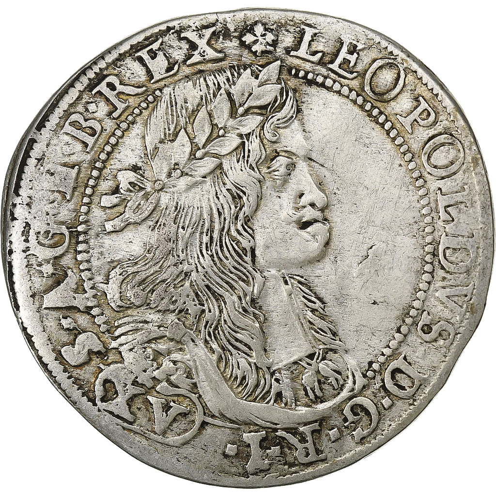 Austria, Leopold I, 15 Kreuzer, 1665, Graz, Silver, VF(30-35), KM:1235