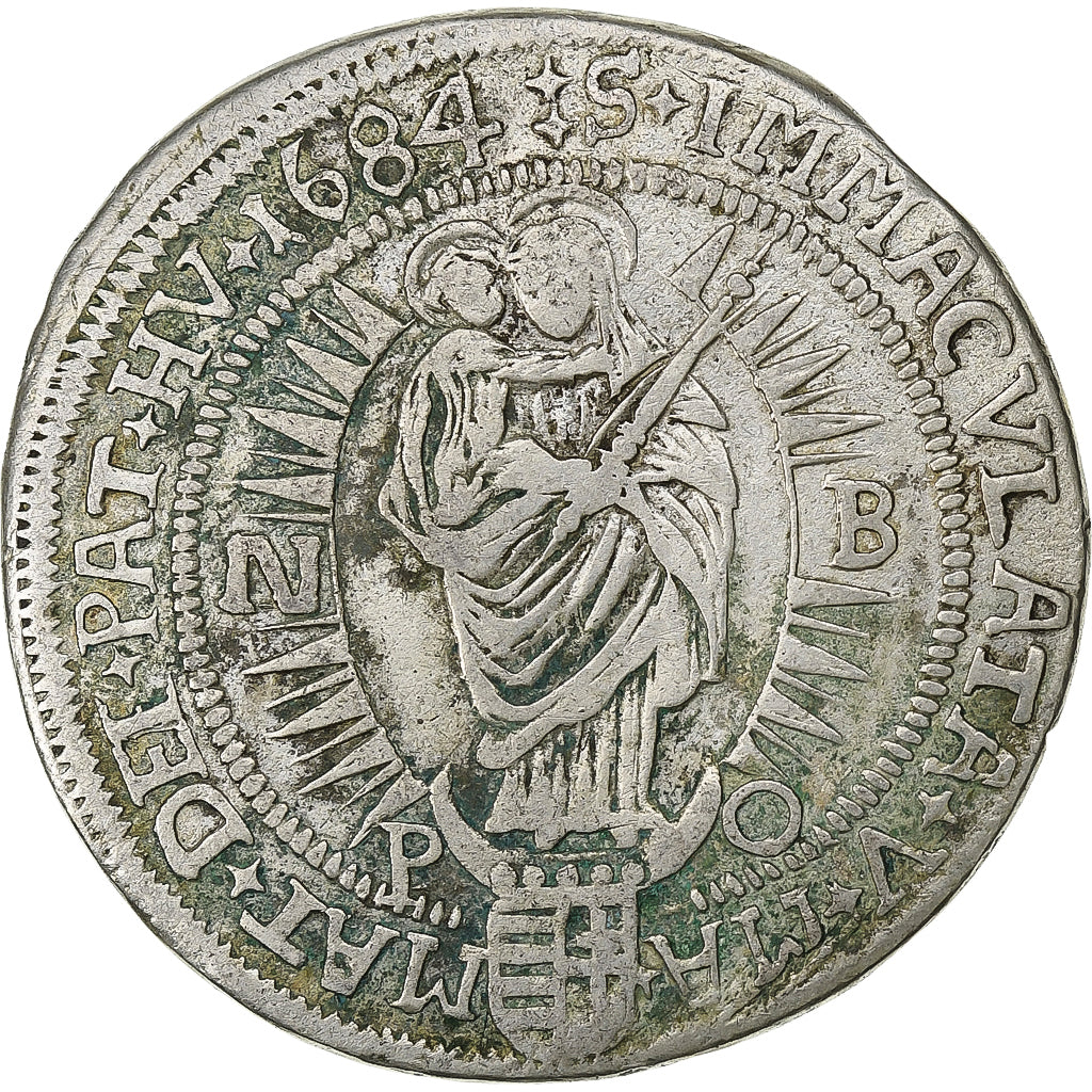 Hungary, Leopold I, 15 Kreuzer, 1684, Silver, VF(30-35)
