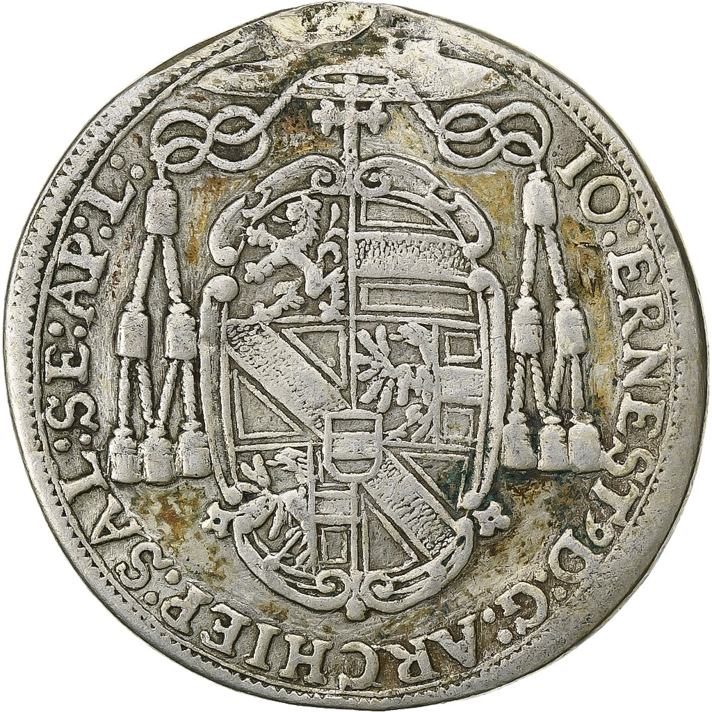 Bishopric of Salzburg, Johann Ernst von Thun, 15 Kreuzer, 1688, Prata
