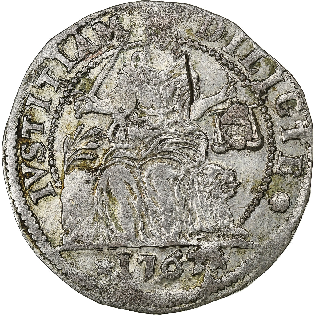 Republic of Venice, Alvise Mocenigo IV, 30 Soldi, 1767, Billon, VF(20-25)