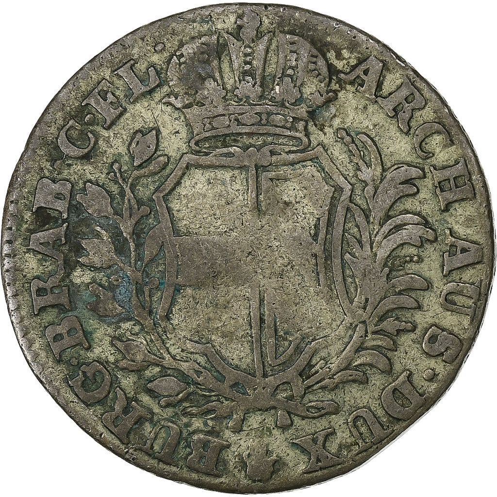 Austrian Netherlands, Maria Theresa, 20 Liards, 1753, Antwerp, Billon