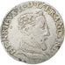 Francia, Henri II, Teston à la tête nue, 1555, Toulouse, Plata, BC+