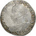 France, Charles IX, Teston, 1575, Toulouse, Silver, VF(20-25), Gadoury:435