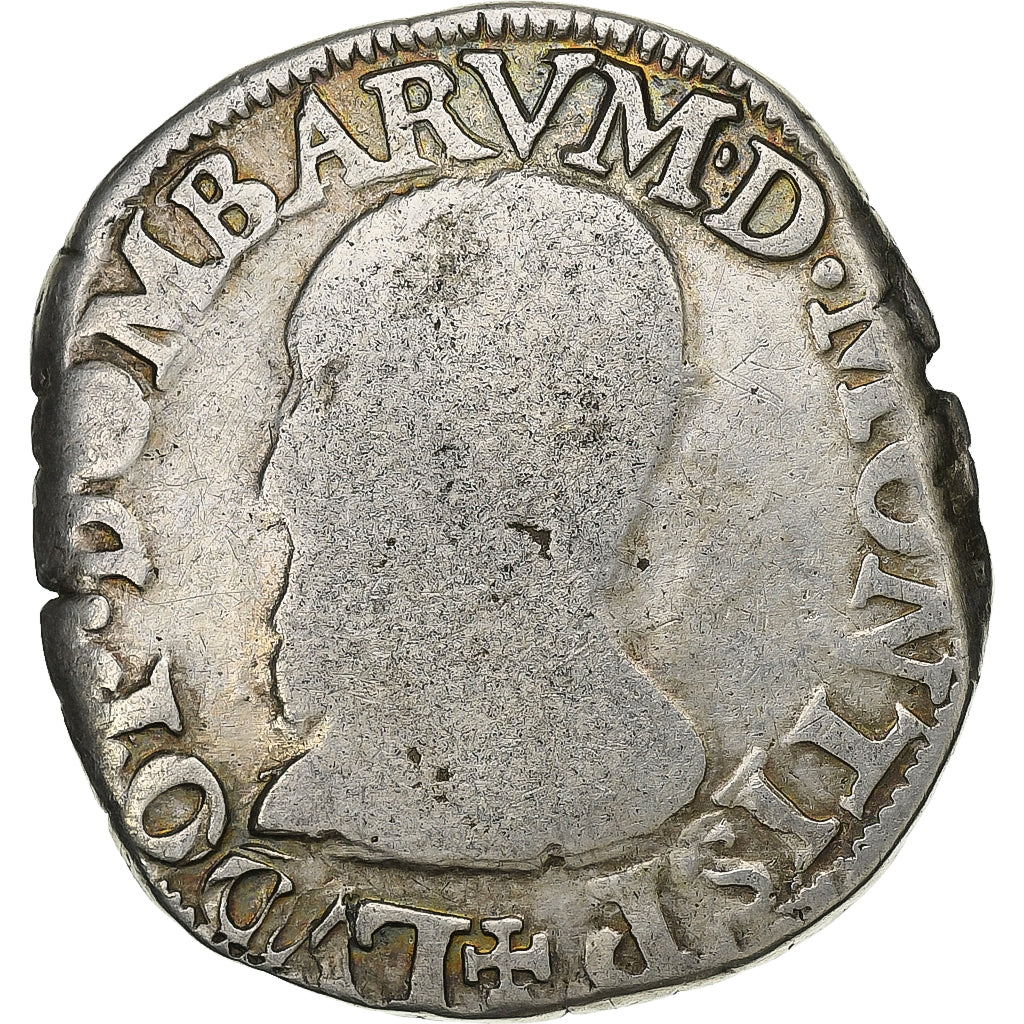 Księstwo Dombes, Louis II de Montpensier, Teston, 1577, Trévoux, Srebro