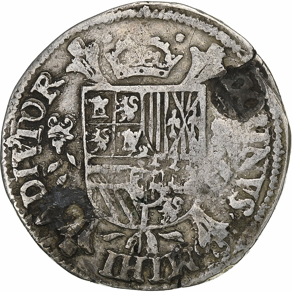 Duchy of Guelders, Philippe II, 1/5 Philipsdaalder, 1566, Hasselt, Zilver, FR