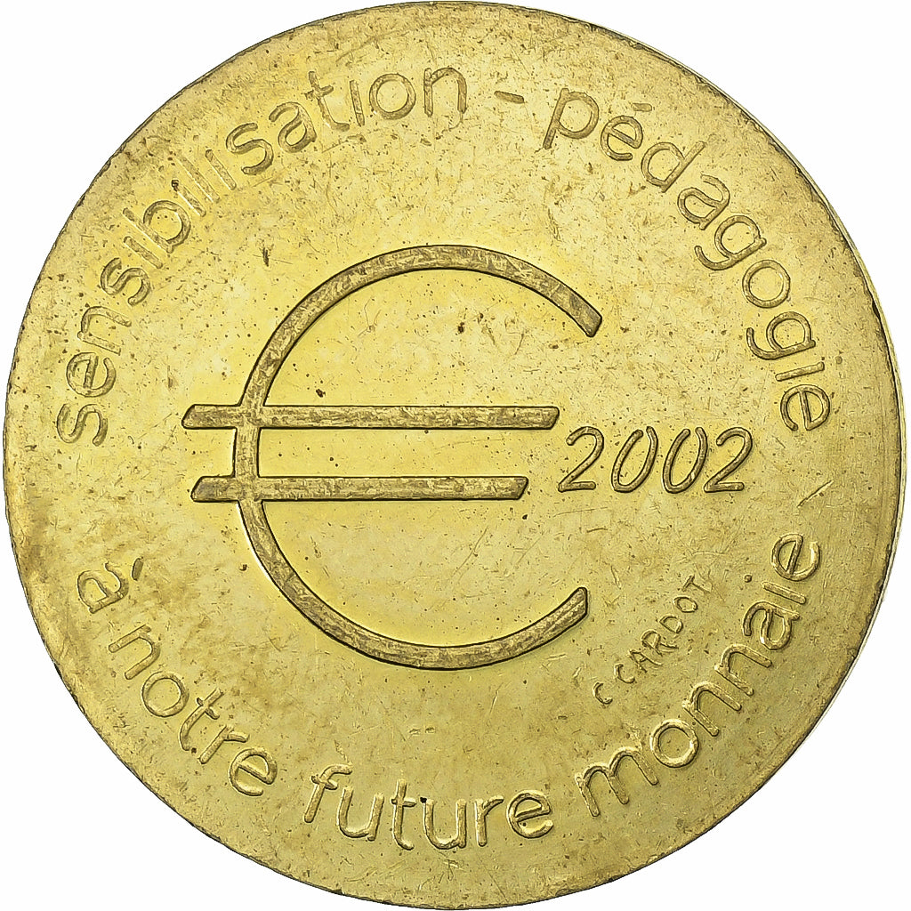 Francja, 1/2 Euro, Tours et Touraine, 1997, Tours, Mosiądz, EF(40-45)