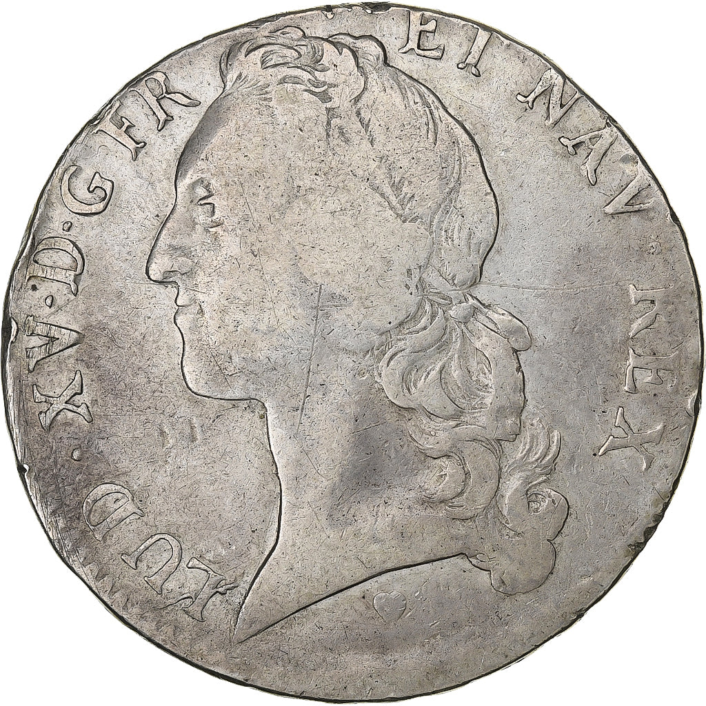 Frankreich, Louis XV, Écu au bandeau, 1760, Strasbourg, Silber, S, Gadoury:322