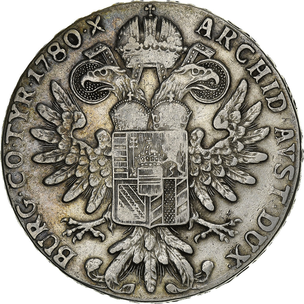 Austria, Maria Theresa, Thaler, 1780, Vienna, Restrike, Silver, VF(30-35)