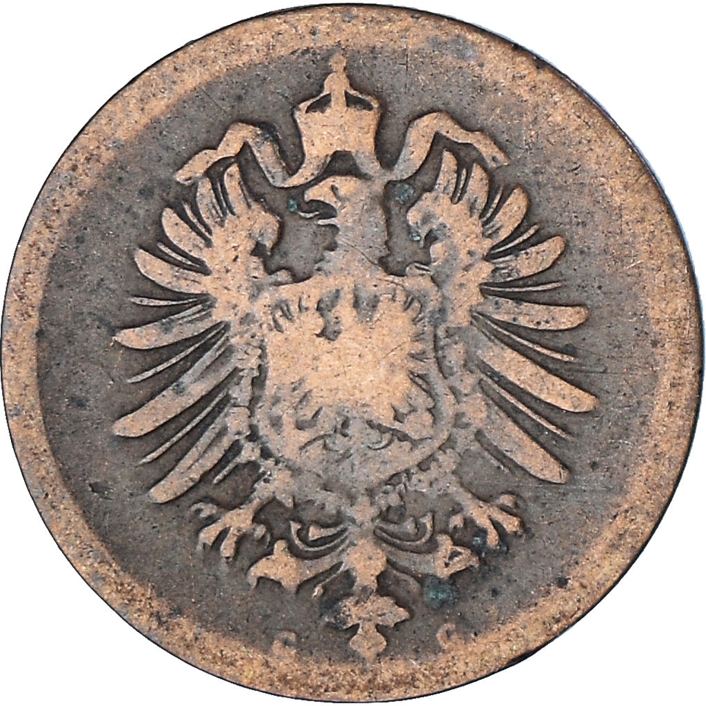 Germany, Pfennig, 1875