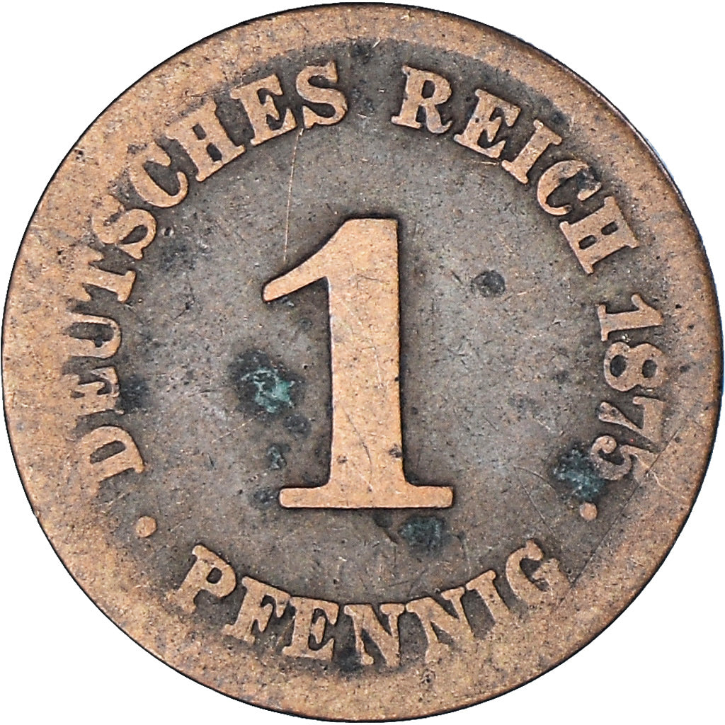 Germany, Pfennig, 1875