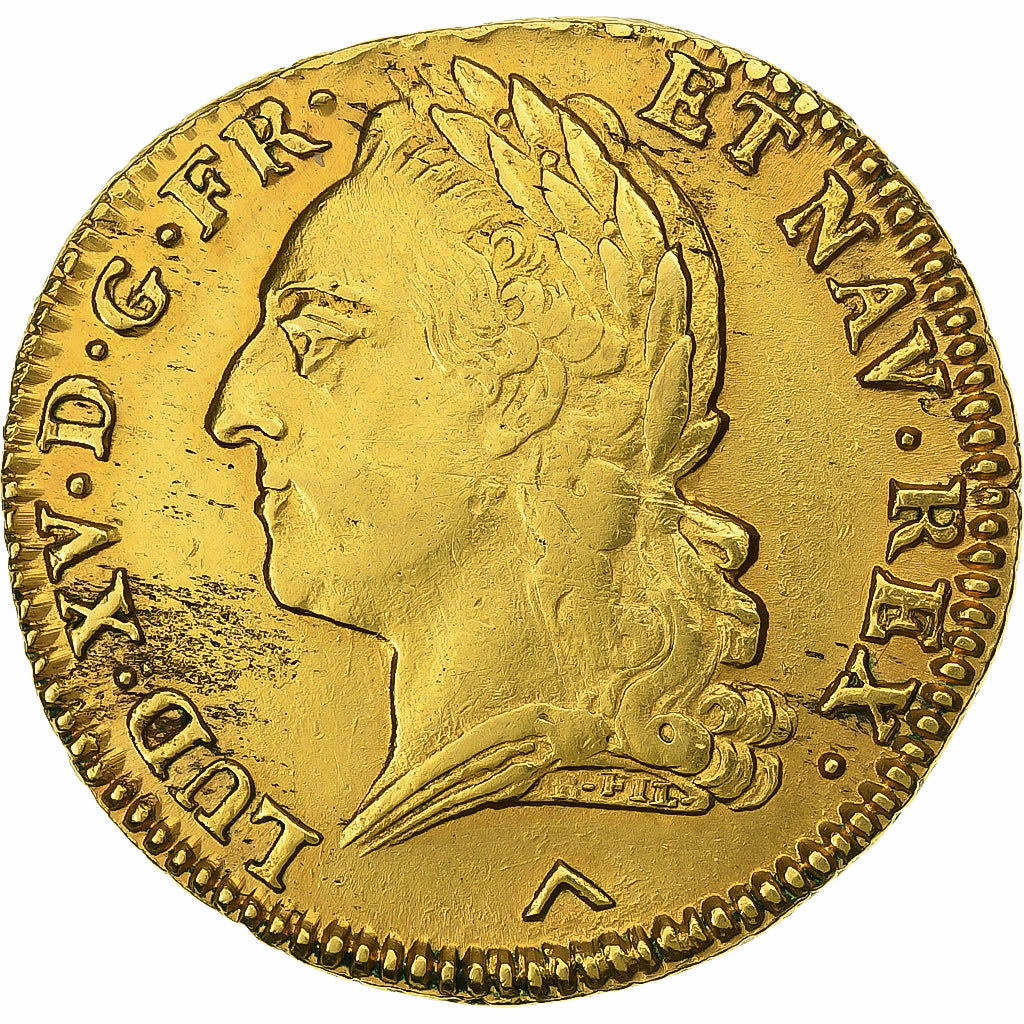 Francia, Louis XV, Double louis d'or à la vieille tête, 1772, Lille, Oro, BB