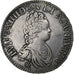 France, Louis XV, Ecu Vertugadin, 1716, Paris, reformed, Silver, AU(50-53)