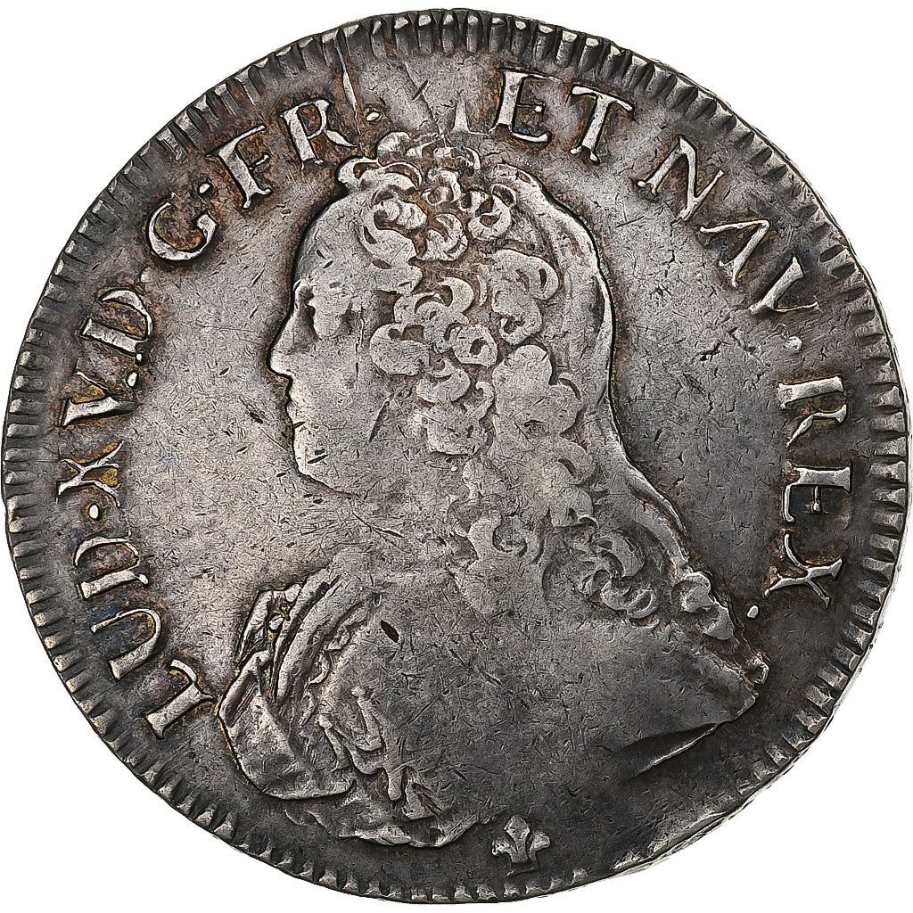 Frankreich, Louis XV, Ecu aux branches d'olivier, 1732, Bordeaux, Silber, S
