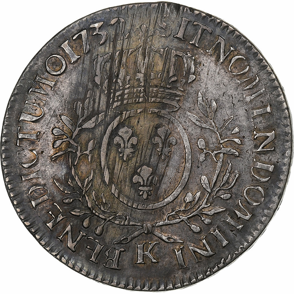 Frankreich, Louis XV, Ecu aux branches d'olivier, 1732, Bordeaux, Silber, S