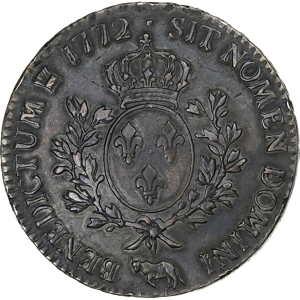 Frankreich, Louis XV, Écu à la vieille tête, 1772, Pau, Silber, S+
