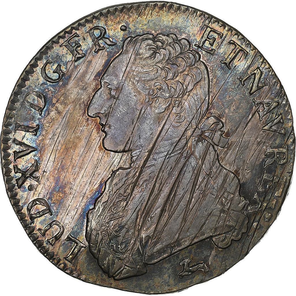Francia, Louis XVI, Ecu aux branches d'olivier, 1785, Orléans, Plata, BC+