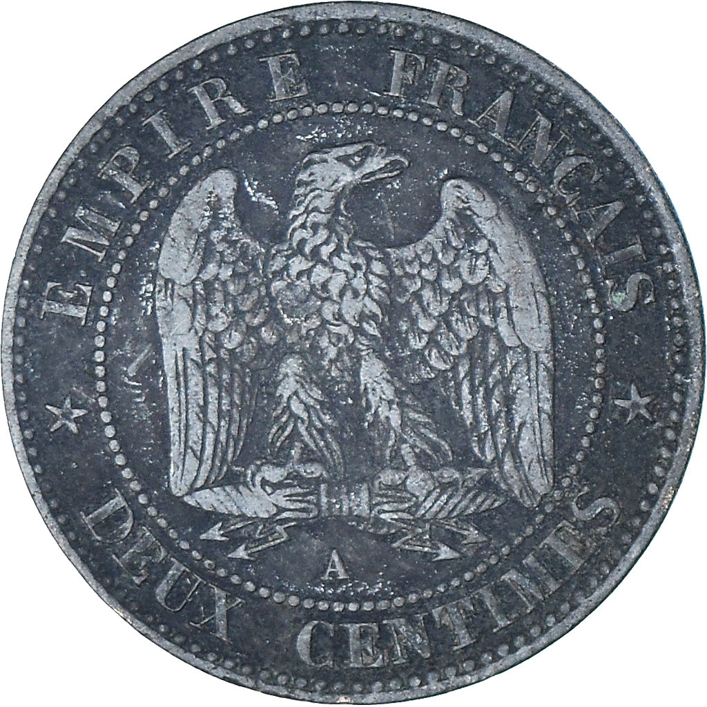 Francia, 2 Centimes, 1855