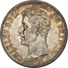 France, Charles X, 5 Francs, 1826, Paris, Silver, EF(40-45), Gadoury:643