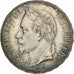 Francja, Napoleon III, 5 Francs, 1867, Strasbourg, Srebro, EF(40-45)