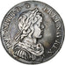 France, Louis XIV, 1/4 Écu à la mèche courte, 1644, Paris, Silver, EF(40-45)