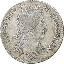 Francia, Louis XIV, 1/10 Écu aux 3 couronnes, 1712, Poitiers, Argento, MB+