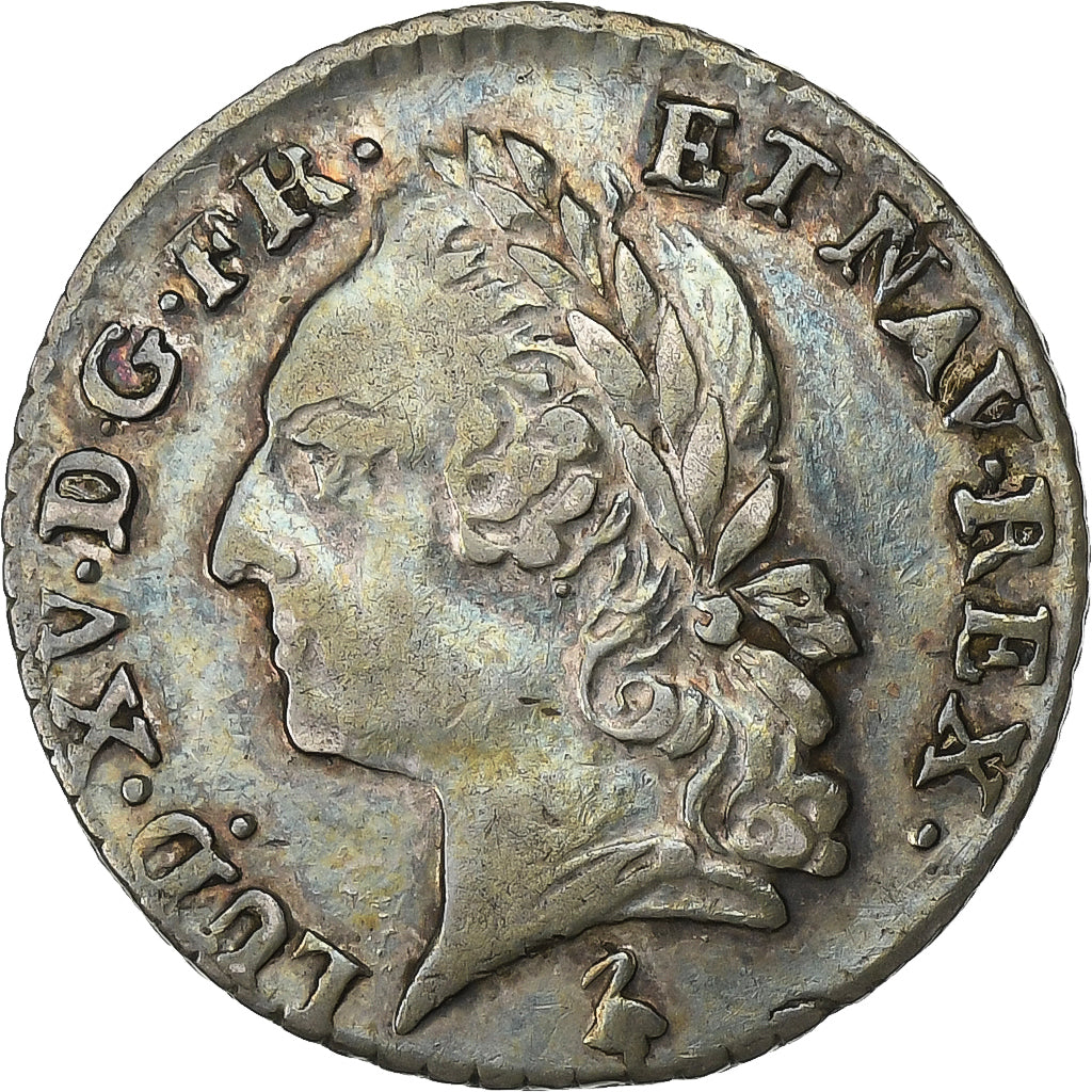 Frankreich, Louis XV, 1/20 Écu à la vieille tête, 1779, Paris, Silber, SS