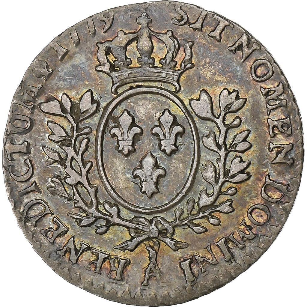 Frankreich, Louis XV, 1/20 Écu à la vieille tête, 1779, Paris, Silber, SS